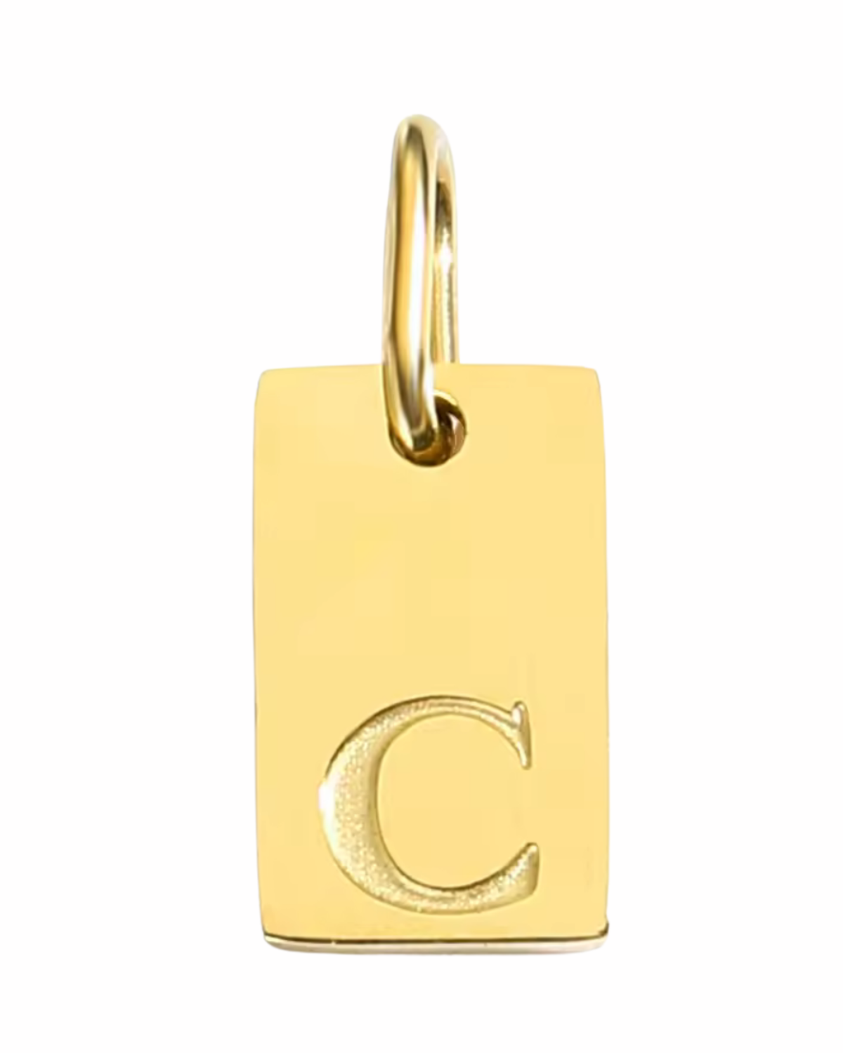 Letter Charm - Rectangle