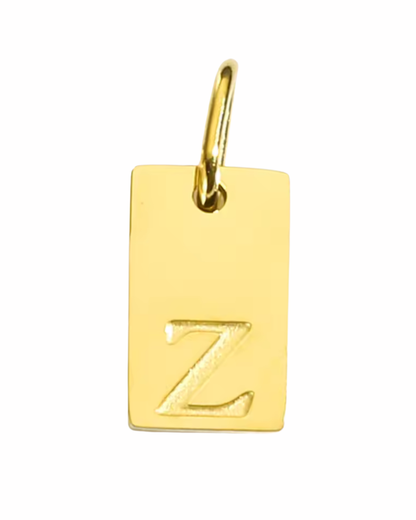 Letter Charm - Rectangle