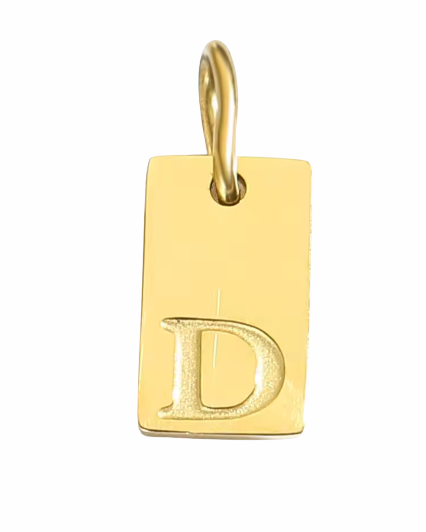 Letter Charm - Rectangle