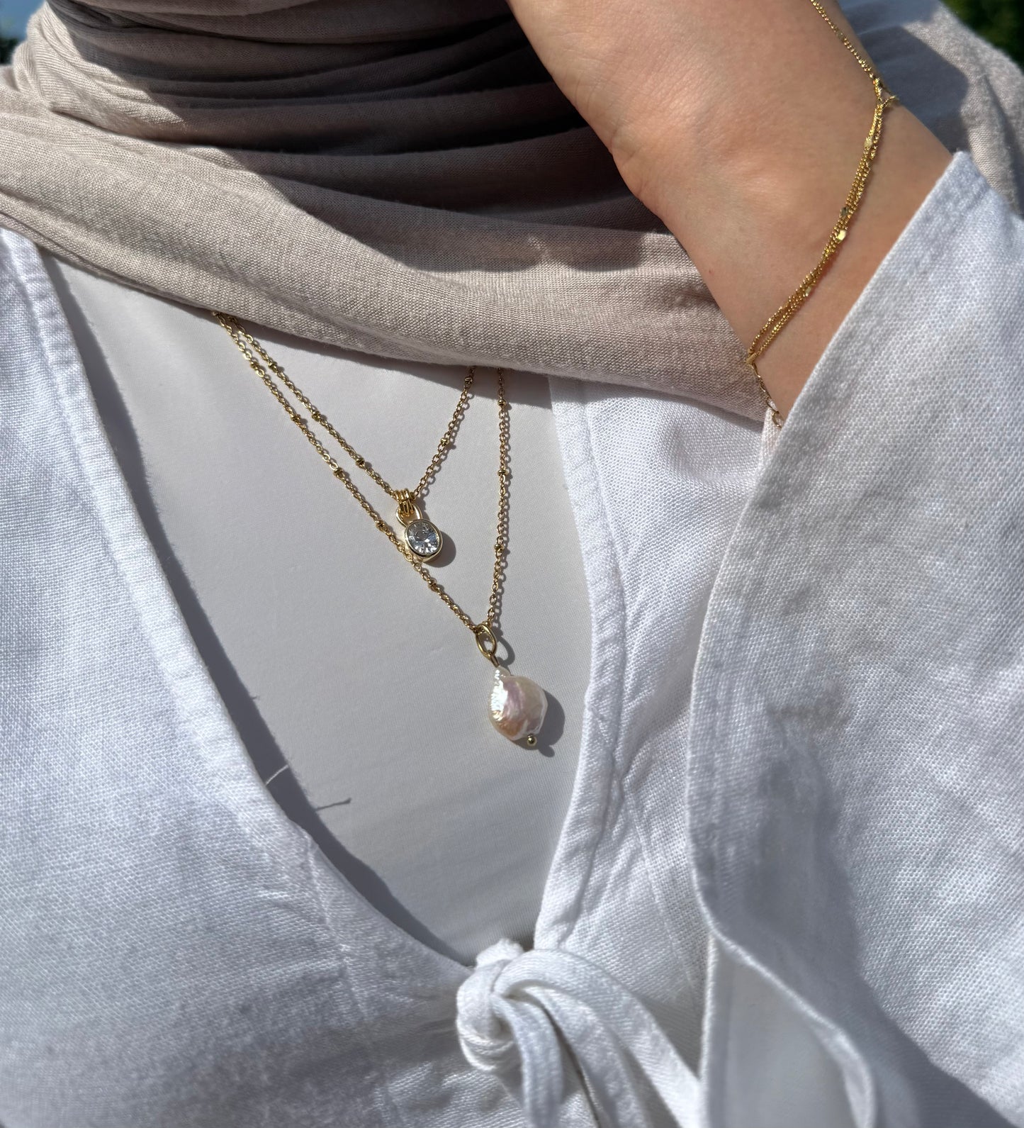 Pearl Drop Necklace