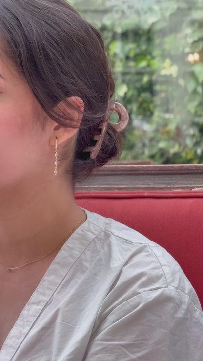 Marquise Crystal Drop Earrings